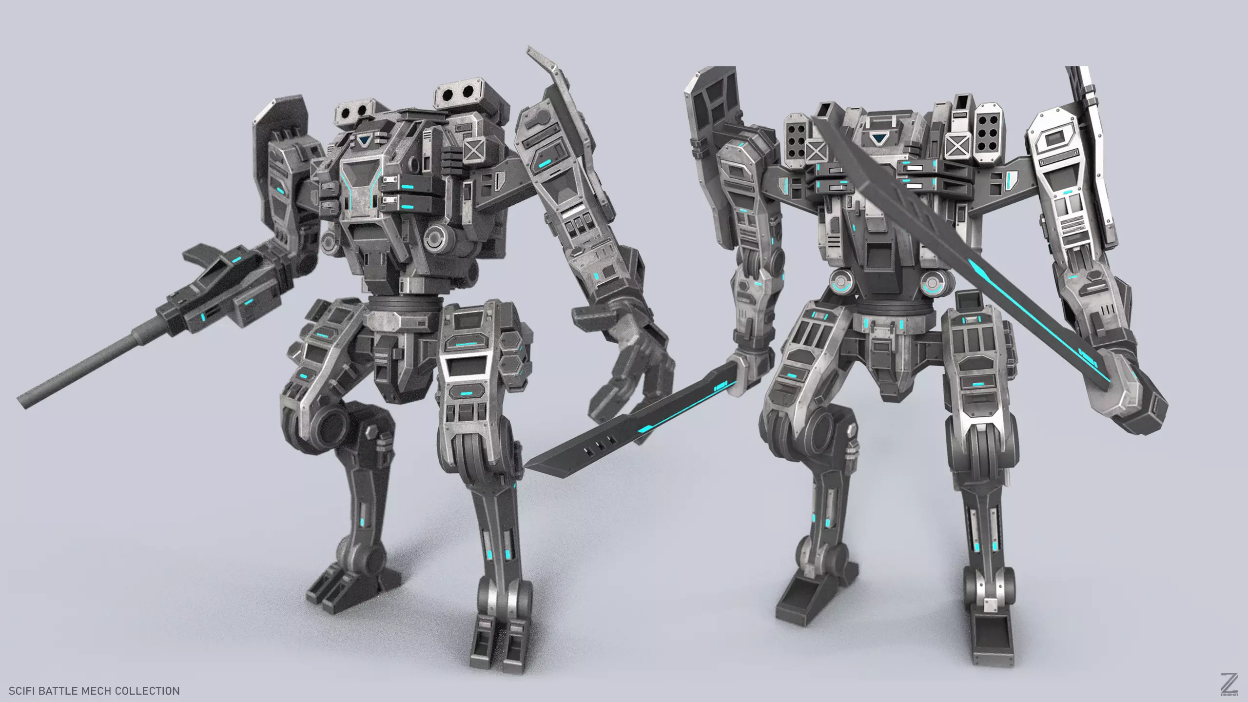 Sci fi Battle Mech collection _0