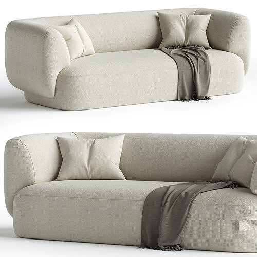 Hug Sofa Low-poly 3D model