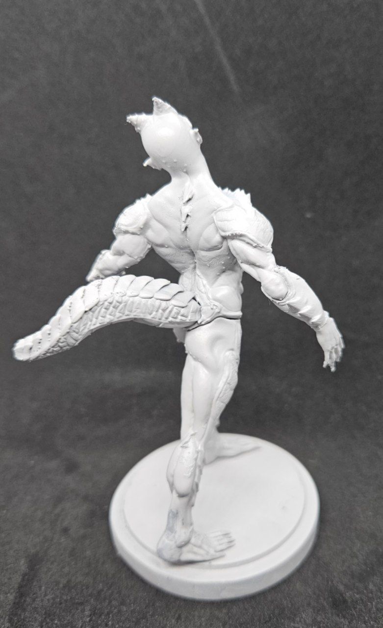 Half Dragon 3D print model_5