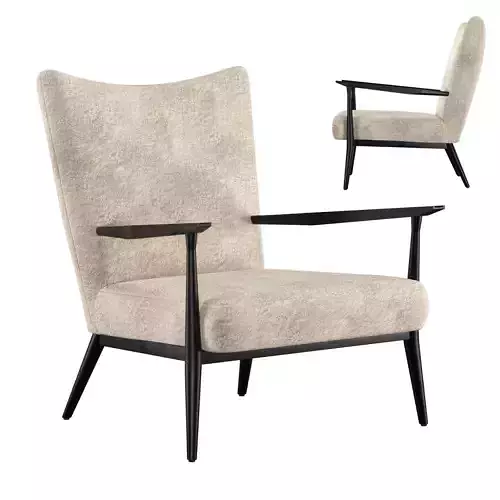 PULL-UP SHEARLING LOUNGE CHAIR MODEL