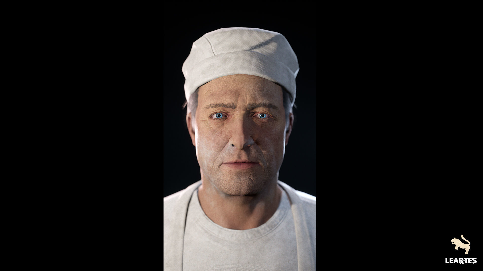 1950s Characters Bundle Low-poly 3D model_1