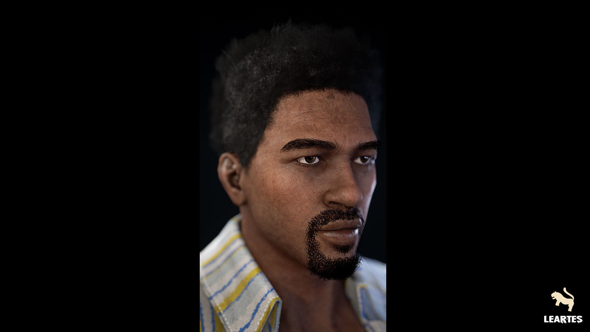 1950s Characters Bundle Low-poly 3D model_11