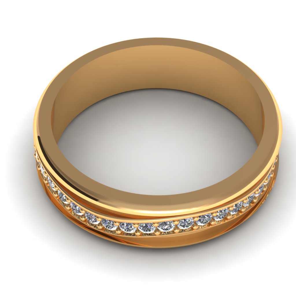Wedding Band 3D print model_6