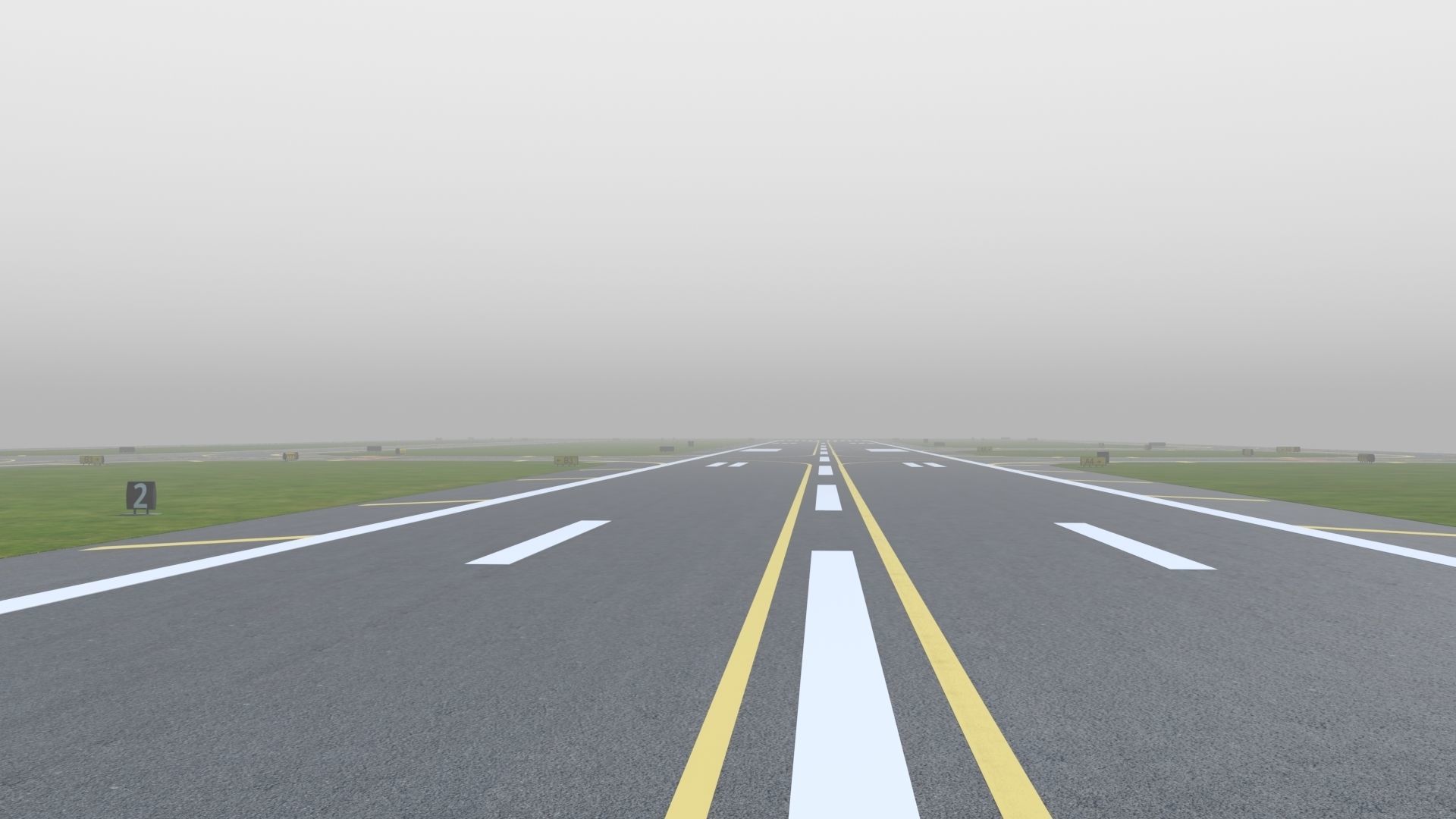 Airfield Low-poly 3D model_34