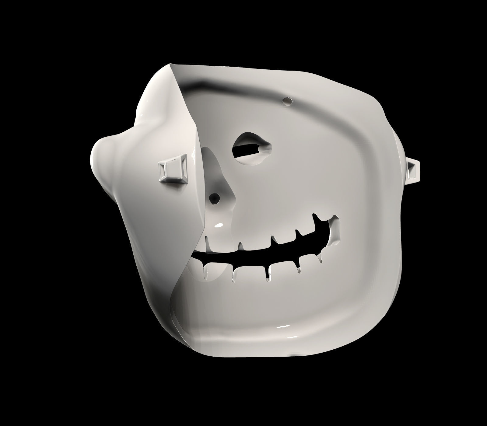 Trollface Mask 3D print model_9