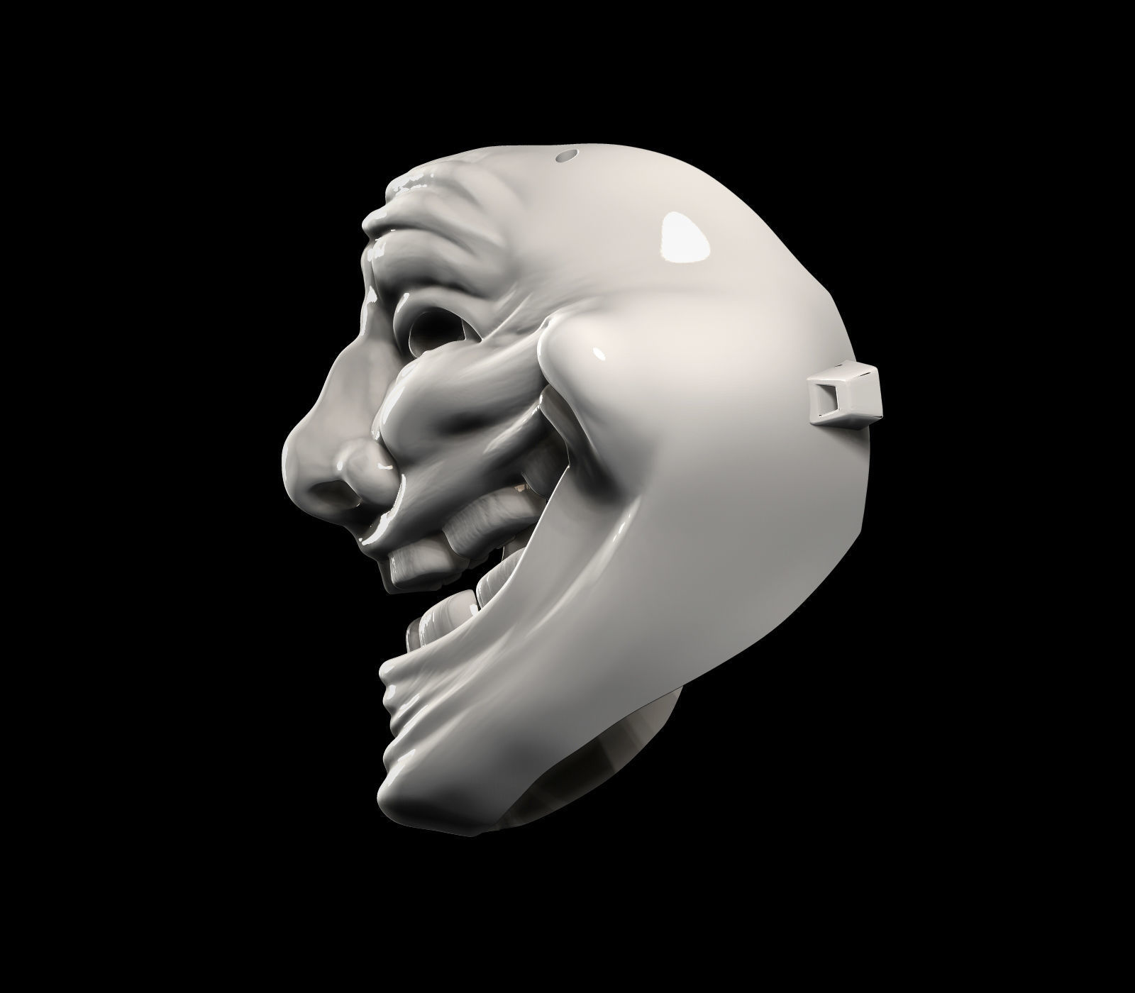 Trollface Mask 3D print model_8
