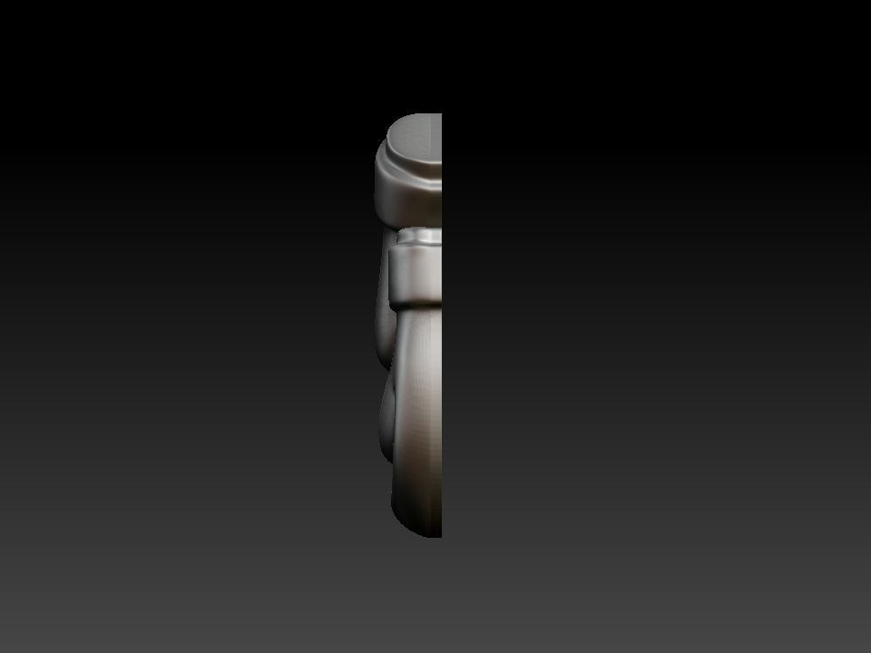 Boxing gloves bas relief  3D print model_15