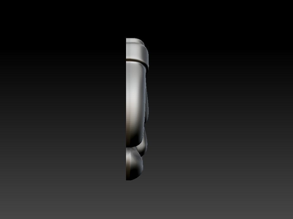 Boxing gloves bas relief  3D print model_20