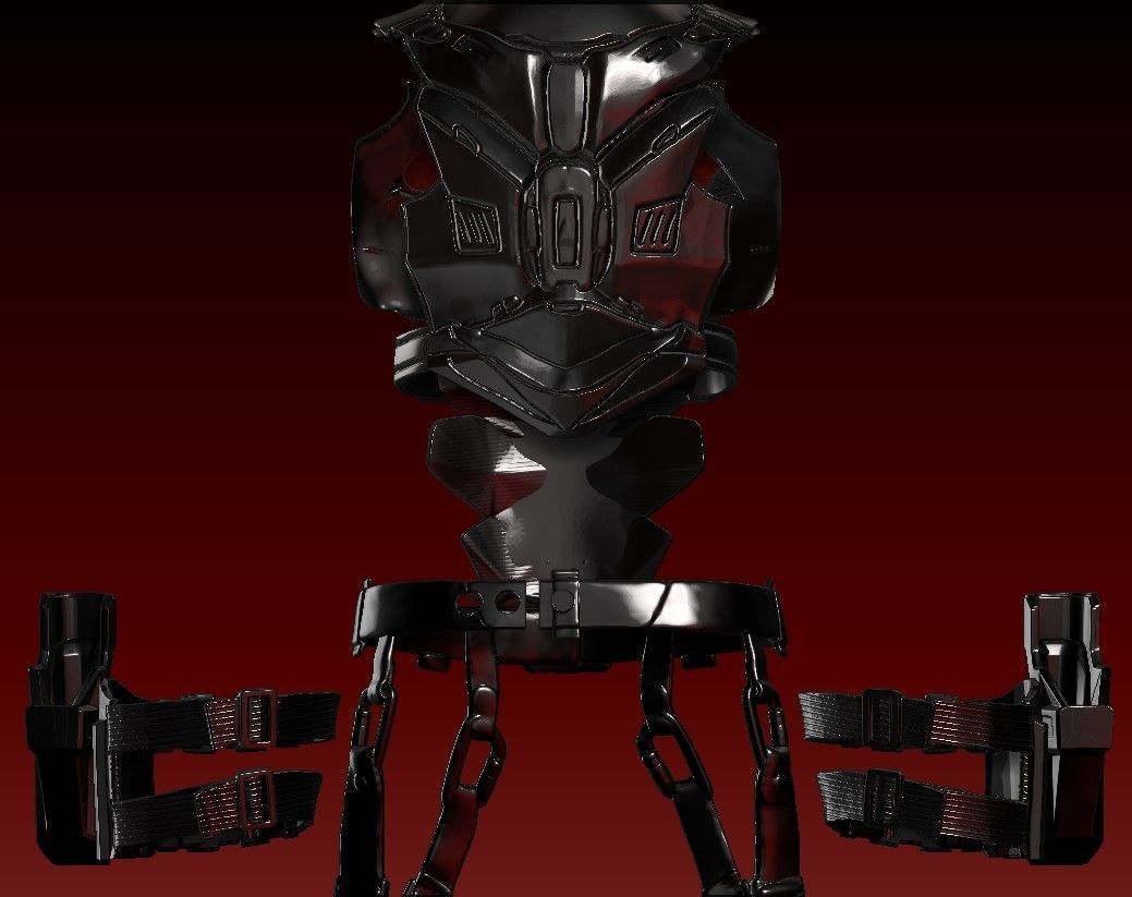 Red Hood Armor - one12 3D print model_2