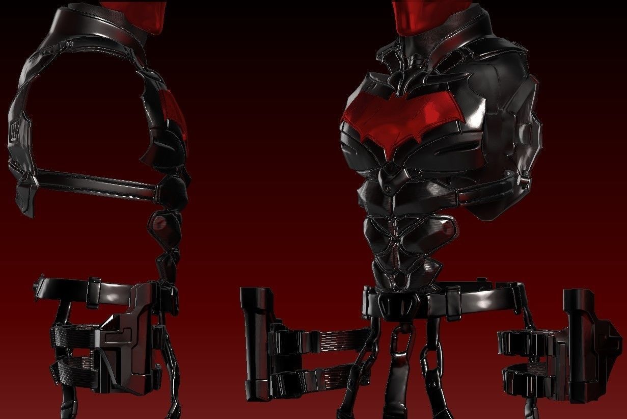 Red Hood Armor - one12 3D print model_1