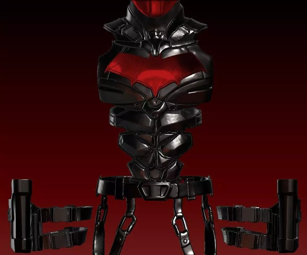 Red Hood Armor - one12 3D print model_0