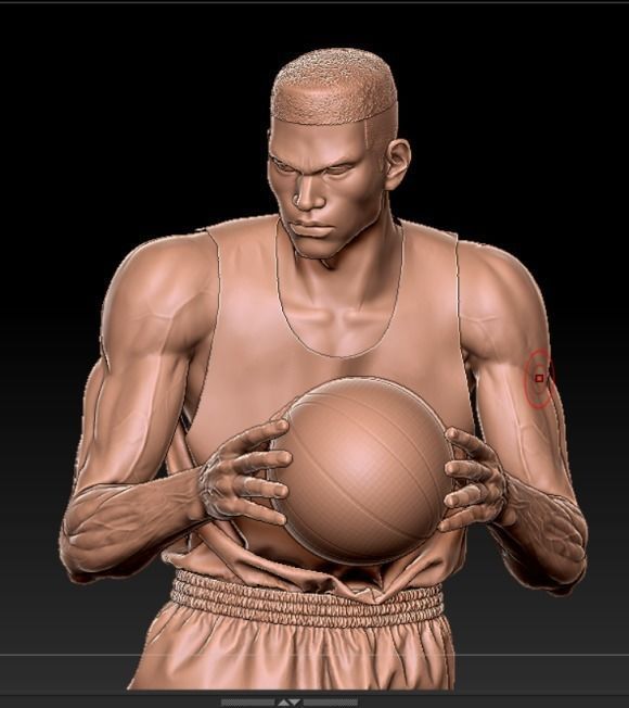 Slam dunk  Akagi  Takenori  figure 3d printable 3D print model 3D print model_6