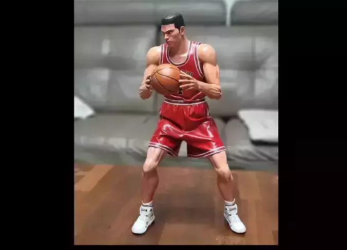 Slam dunk  Akagi  Takenori  figure 3d printable 3D print model 3D print model