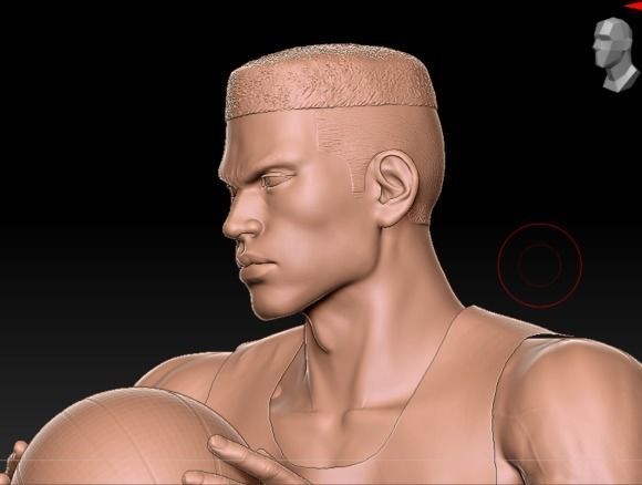 Slam dunk  Akagi  Takenori  figure 3d printable 3D print model 3D print model_4