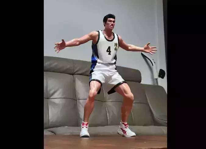 Slam dunk Uozumi Jun figure 3d printable 3D print model 3D print model
