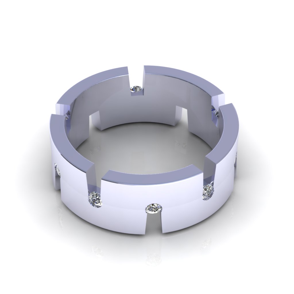 Wedding Band 3D print model_3