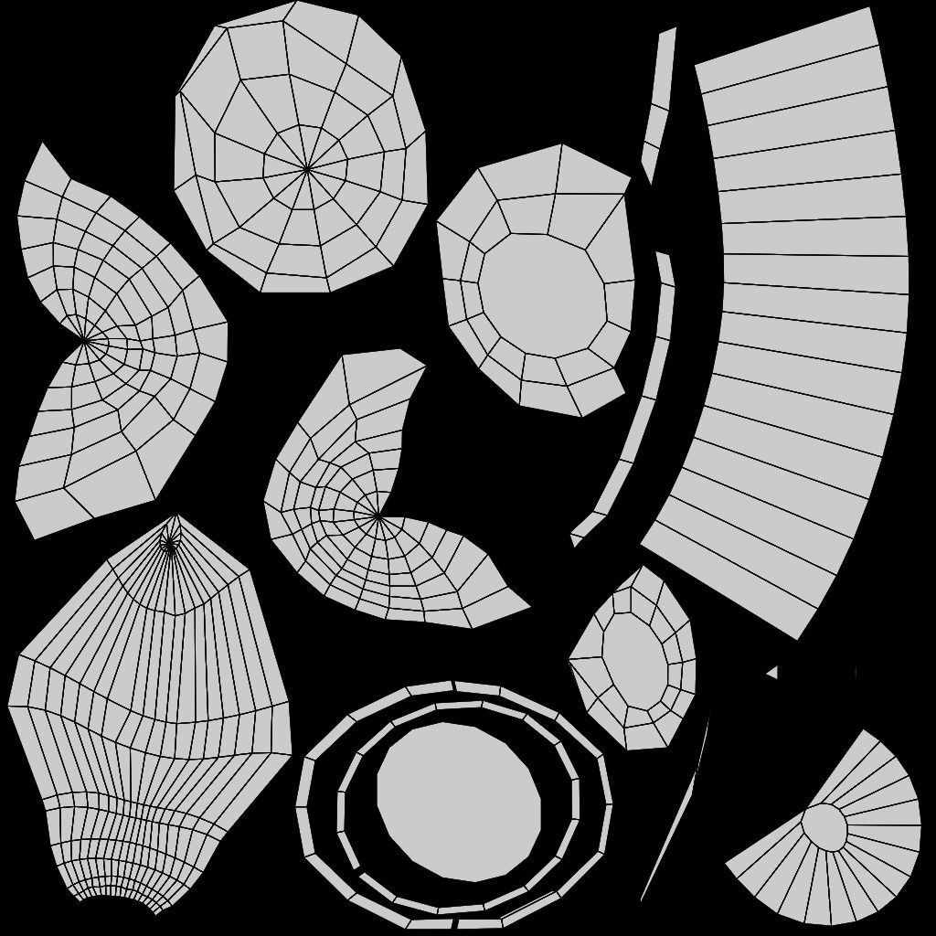 Haunted Mansion Bloodstained Couch Rustic Stairs Low-poly 3D model_12