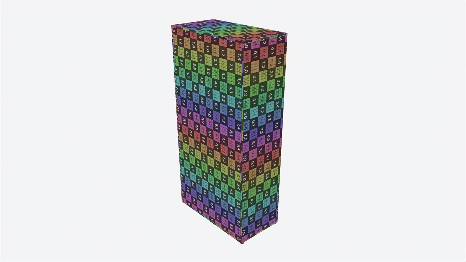 Cilek Montes White 2-door Wardrobe 3D model_9