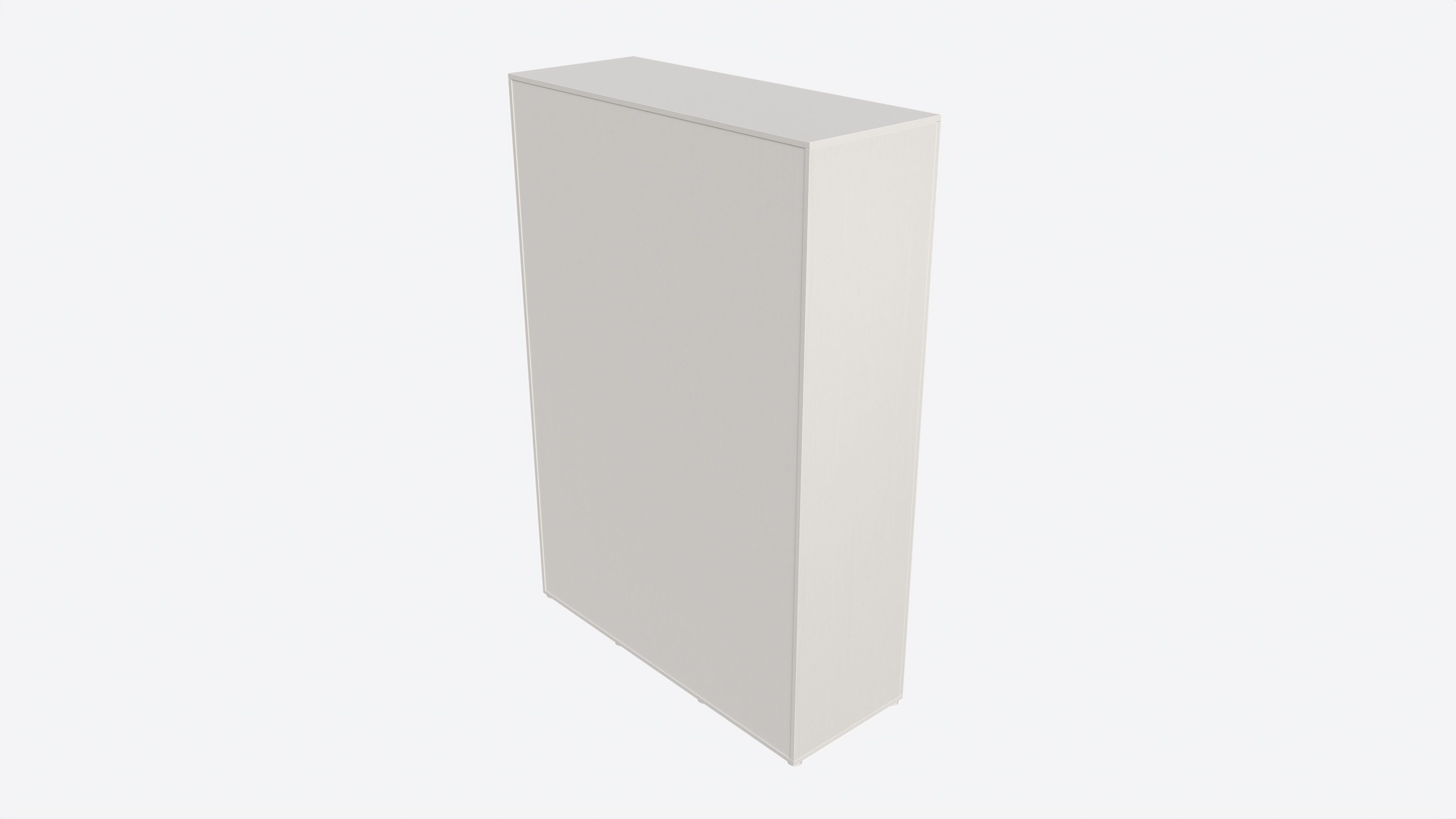 Cilek Montes White 3-door Wardrobe 3D model_2