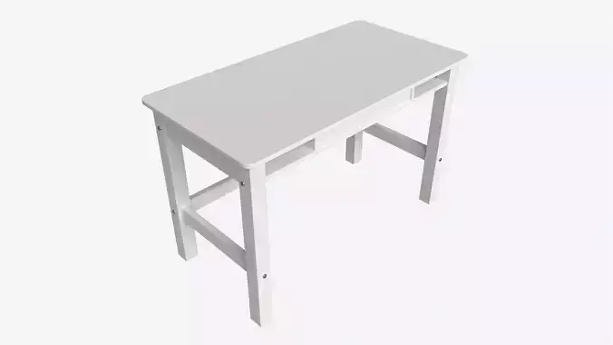 Cilek Montes White Desk 3D model