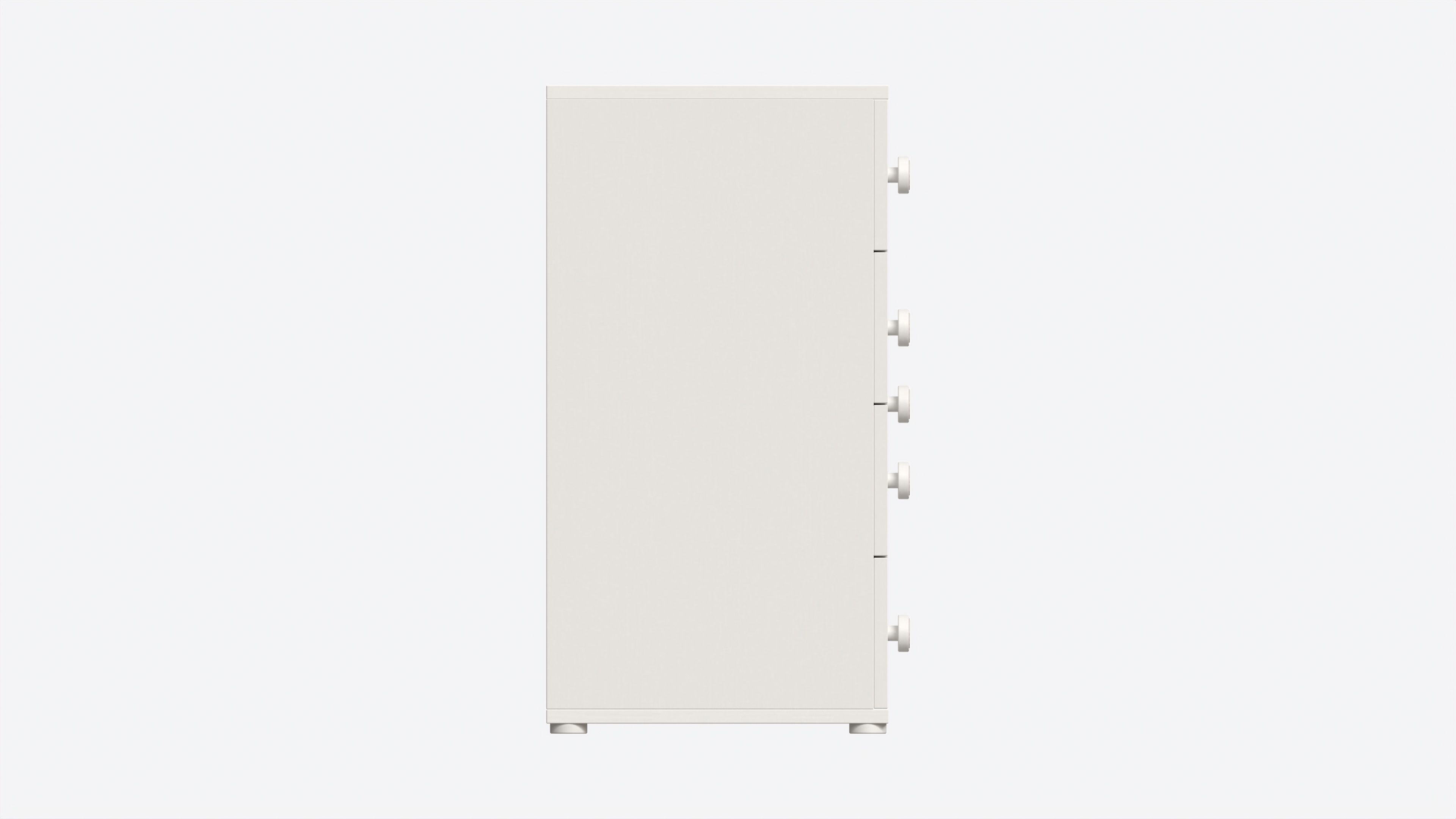 Cilek Montes White Dresser 3D model_5