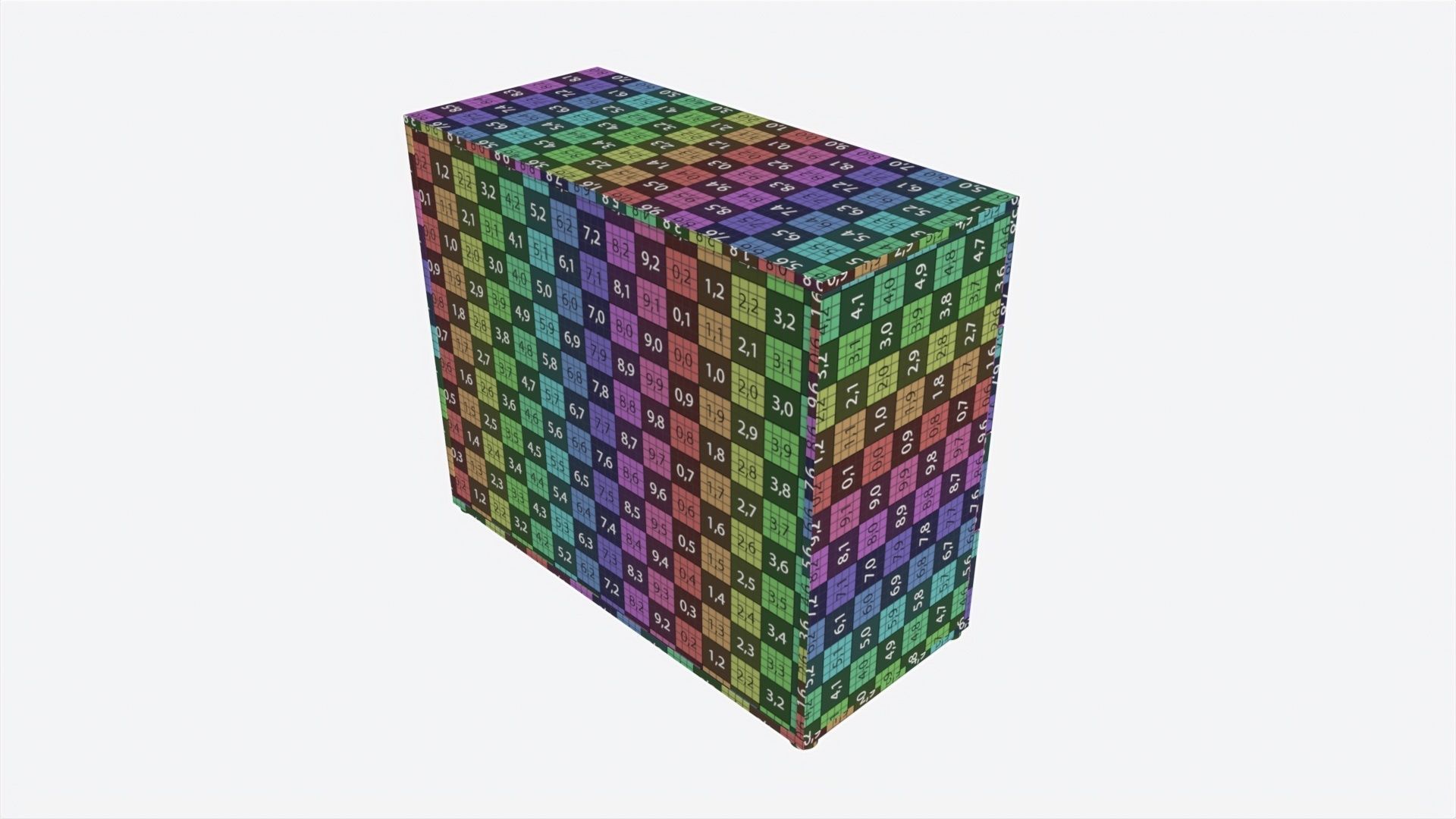 Cilek Montes White Dresser 3D model_9