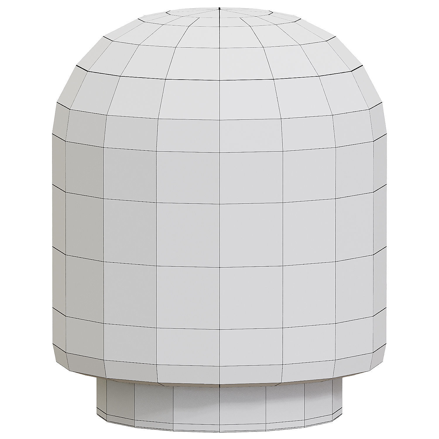  Ippico stool Low-poly 3D model_1