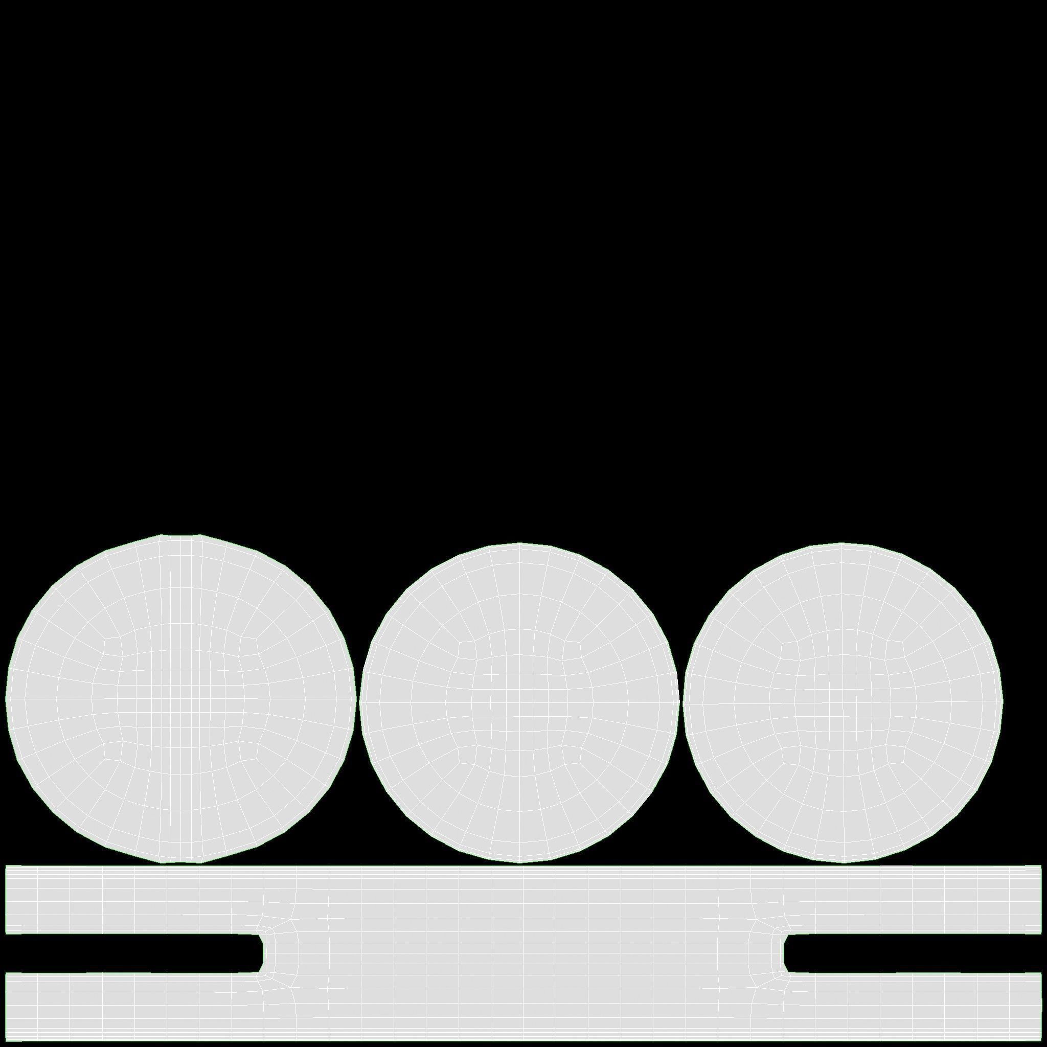 Cilek Montes Loft Bed with Canopy-tunnel 3D model_12