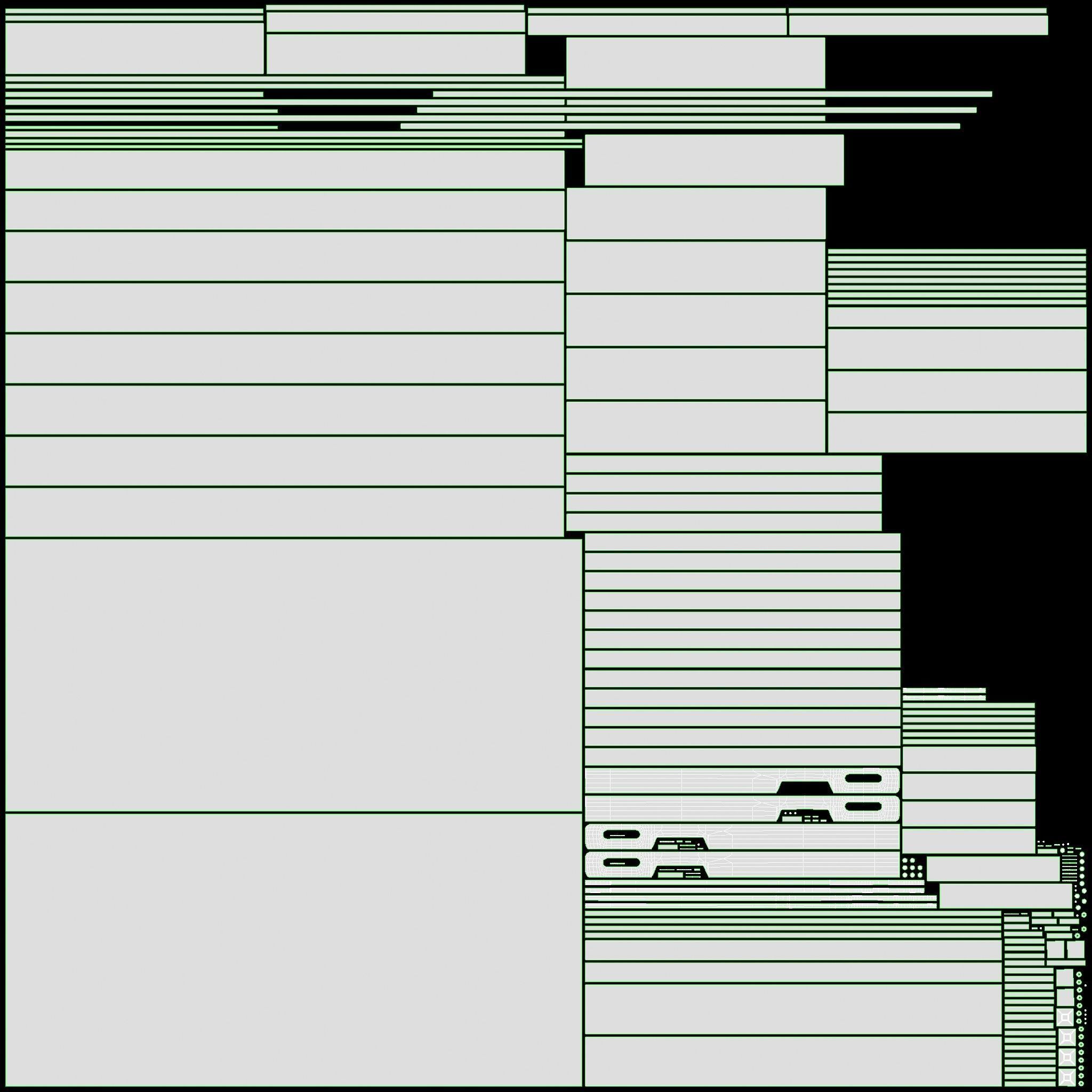 Cilek Montes Loft Bed with Canopy-tunnel 3D model_10