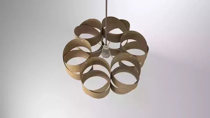 Wood Pendant Light