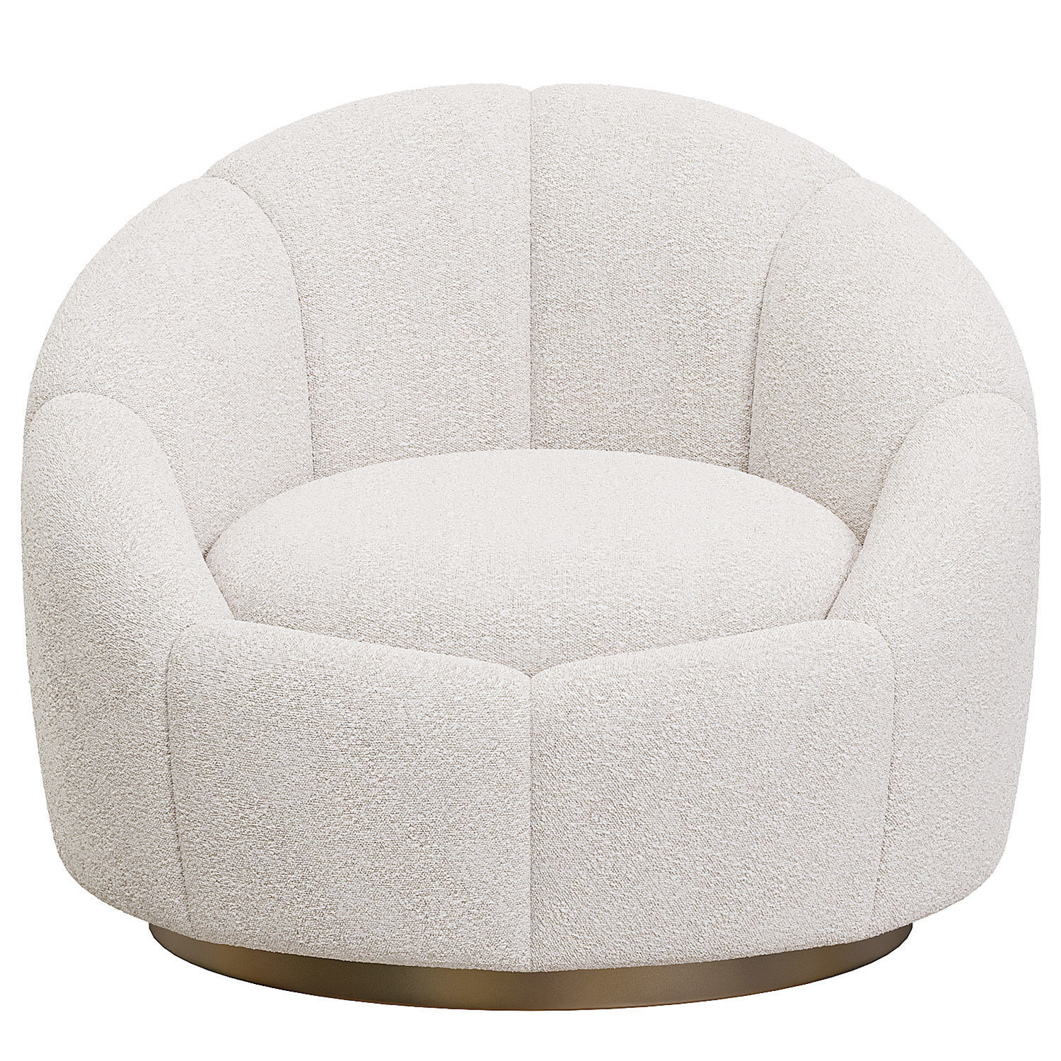  Inger Swivel Chair Low-poly 3D model_1