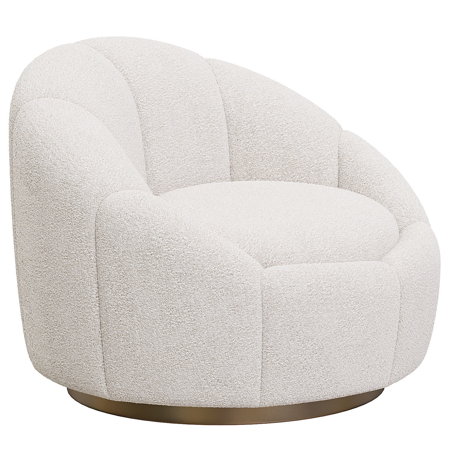  Inger Swivel Chair Low-poly 3D model_2