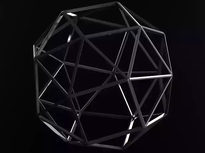 Wireframe Snub Cube