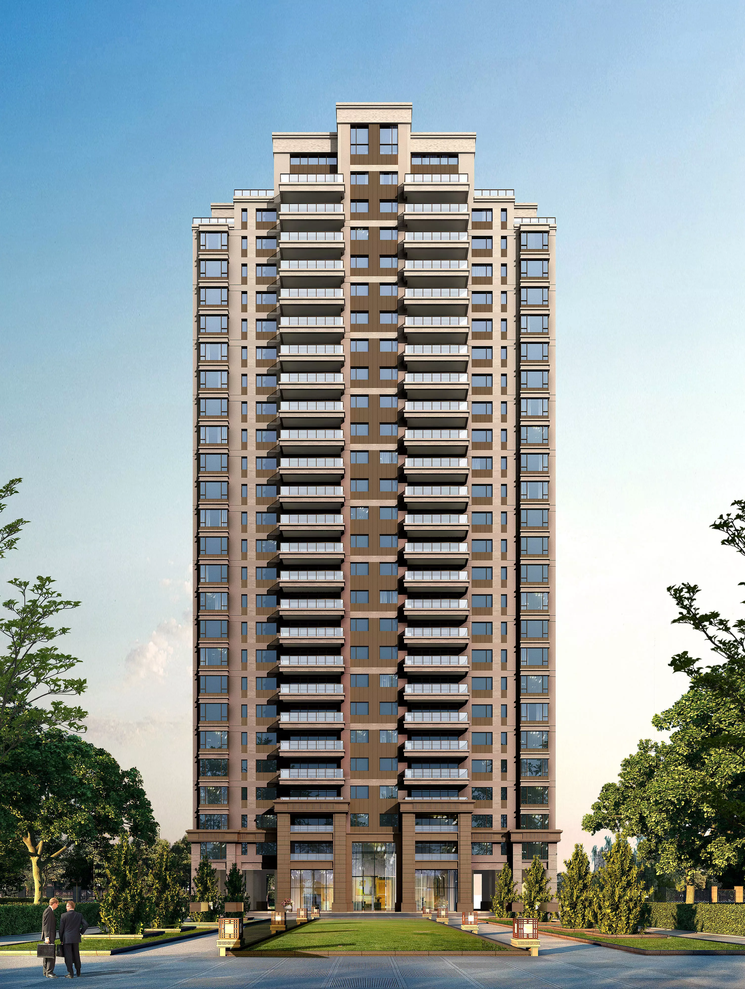 3Dmax fashion city commercial square building 79 3D model