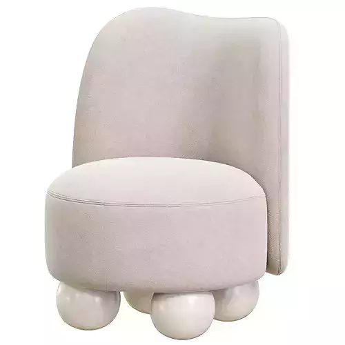 Peonia Armchair Low-poly 3D model
