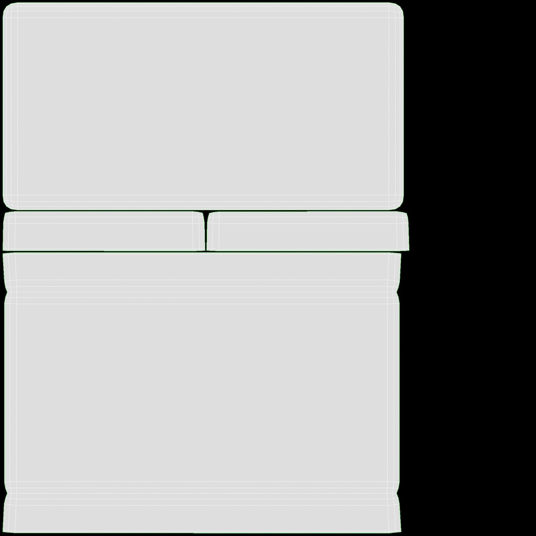 Cilek Montes White Baby Crib 3D model_12