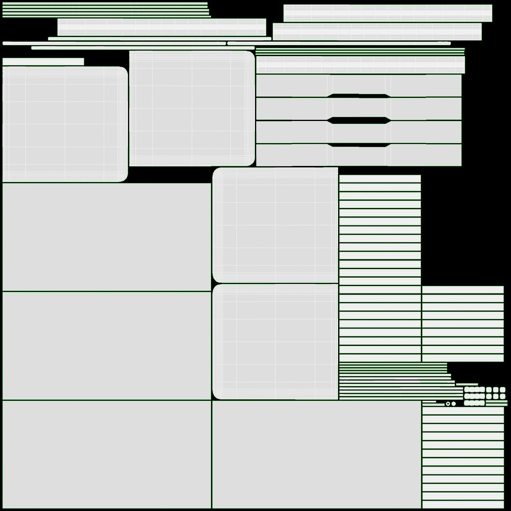 Cilek Montes White Baby Crib 3D model_11