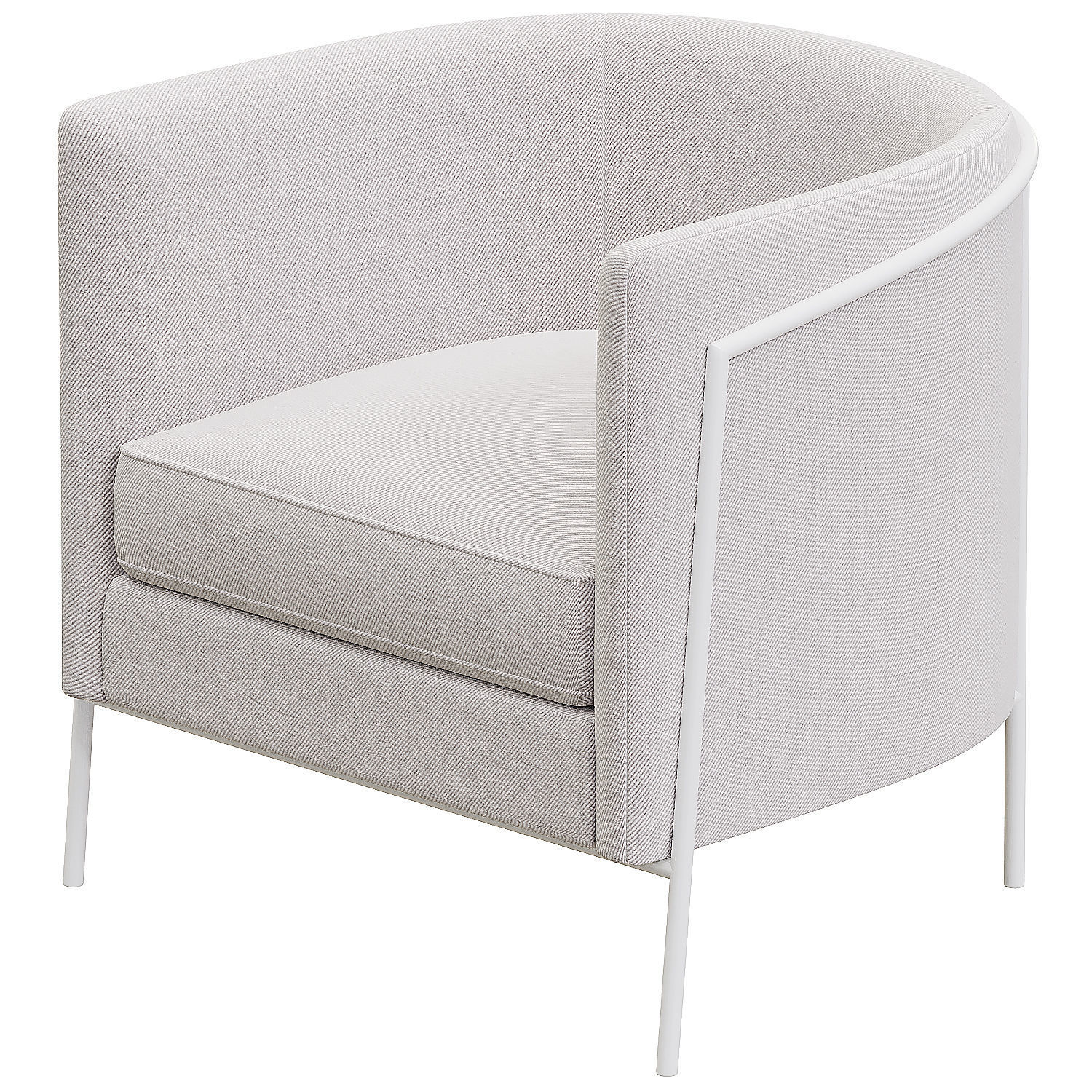 Branching Out Chair Low-poly 3D model_1