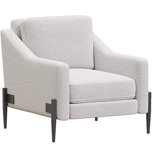 Remix Chair Low-poly 3D model