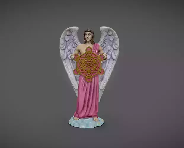 Archangel Metatron statue for 3d print