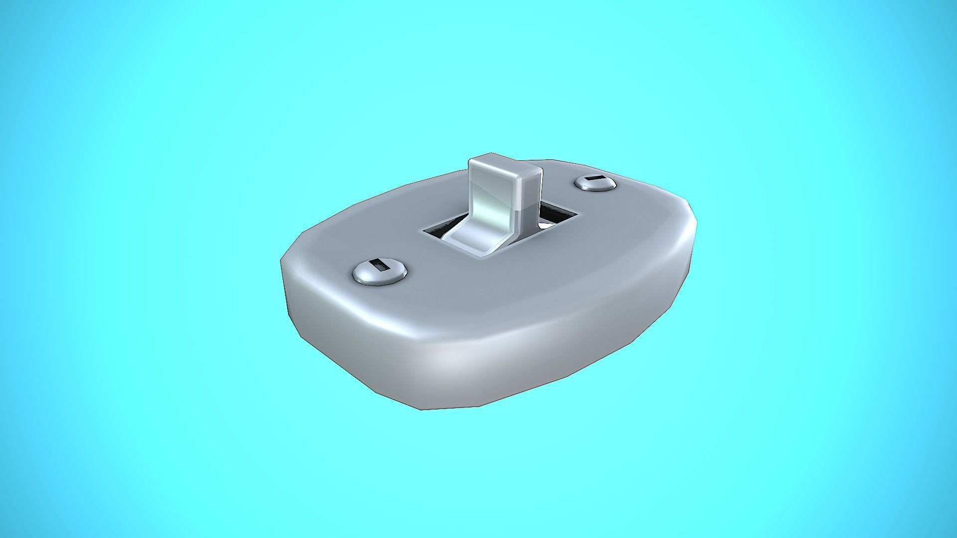 LIGHT SWITCHER 01 CARTOON STYLIZED Low-poly 3D model_7