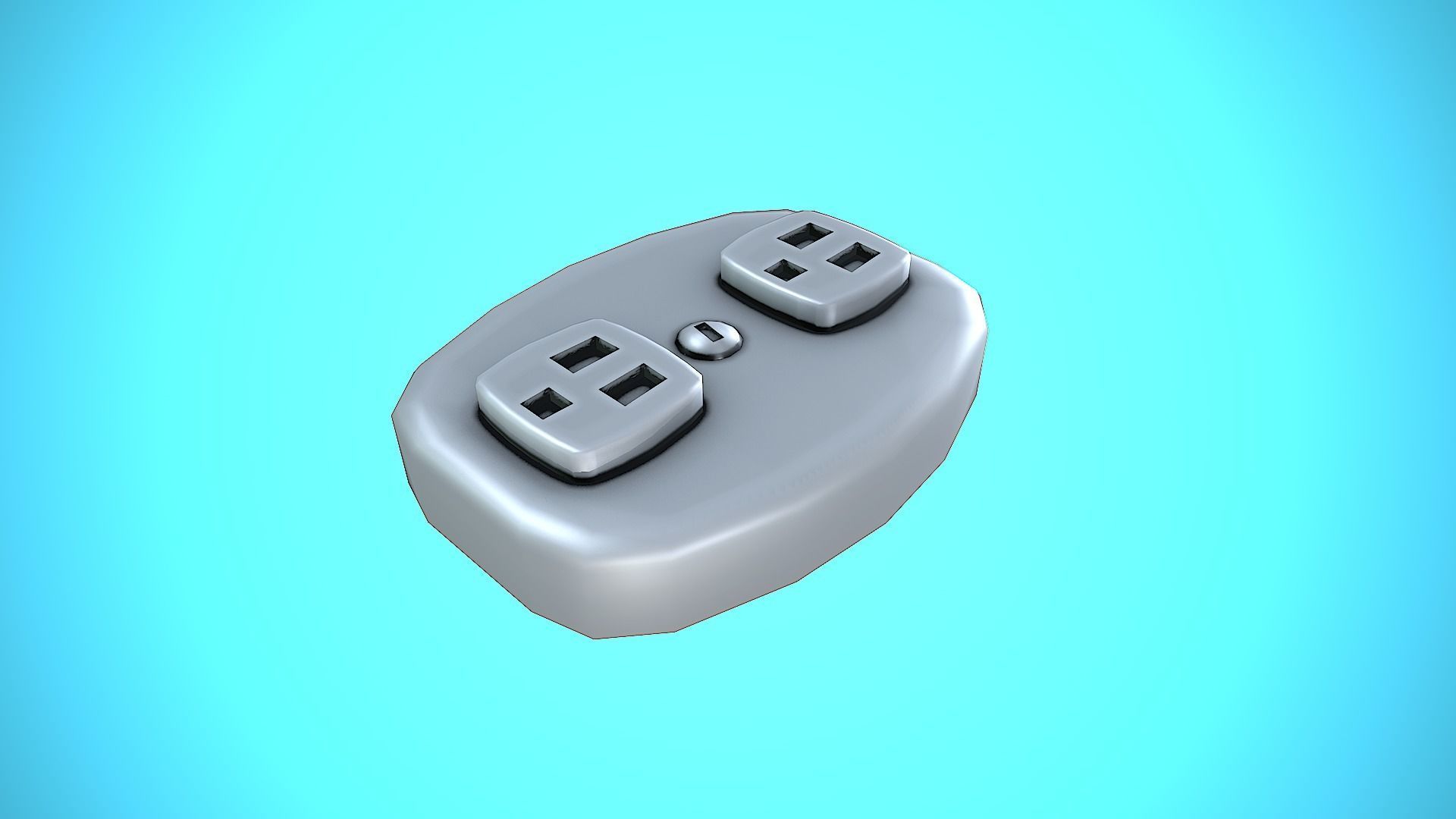  LIGHT SWITCHER 02 CARTOON STYLIZED Low-poly 3D model_8