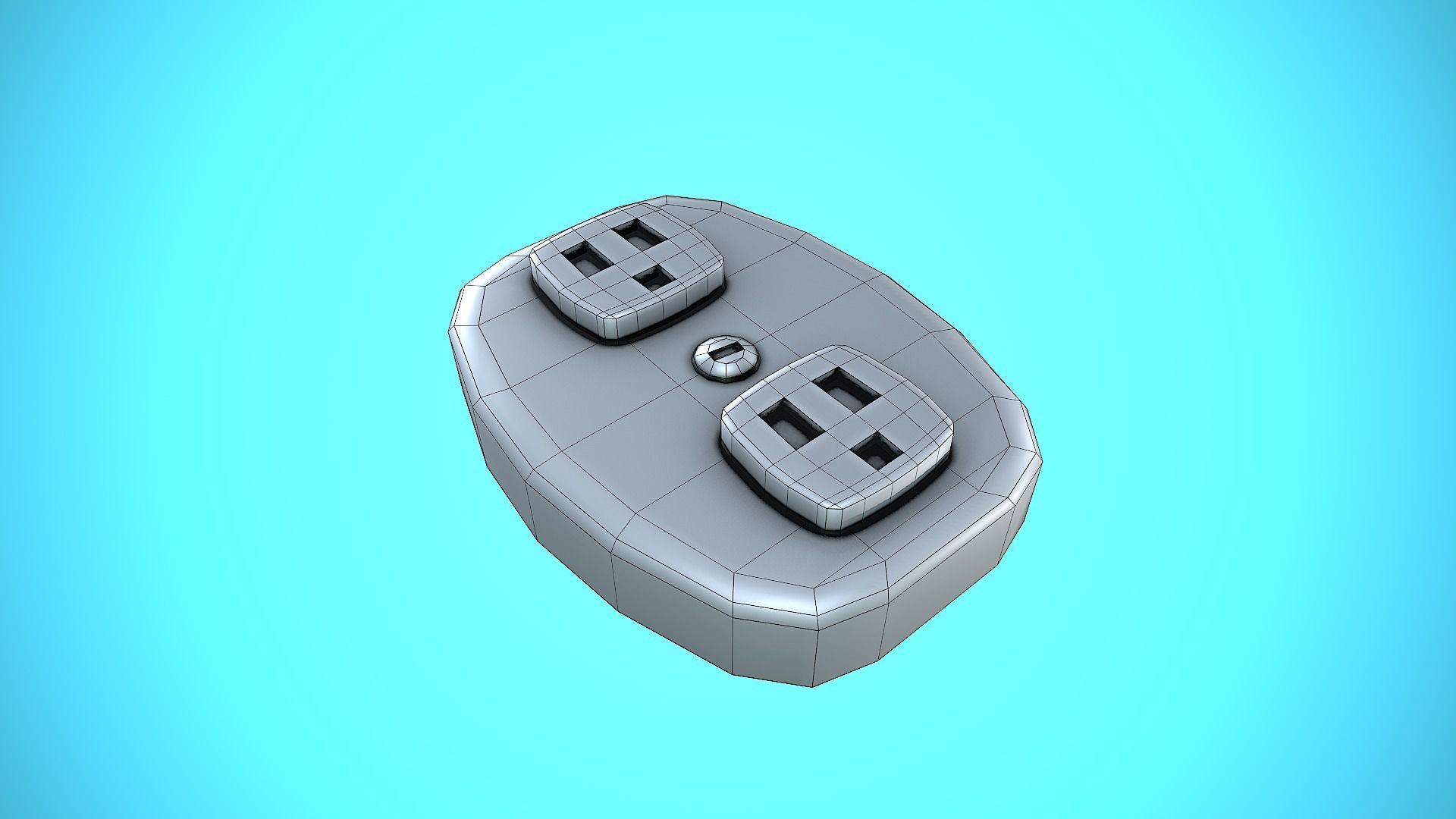  LIGHT SWITCHER 02 CARTOON STYLIZED Low-poly 3D model_6