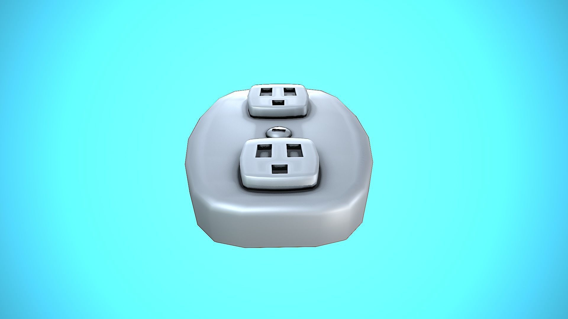  LIGHT SWITCHER 02 CARTOON STYLIZED Low-poly 3D model_9