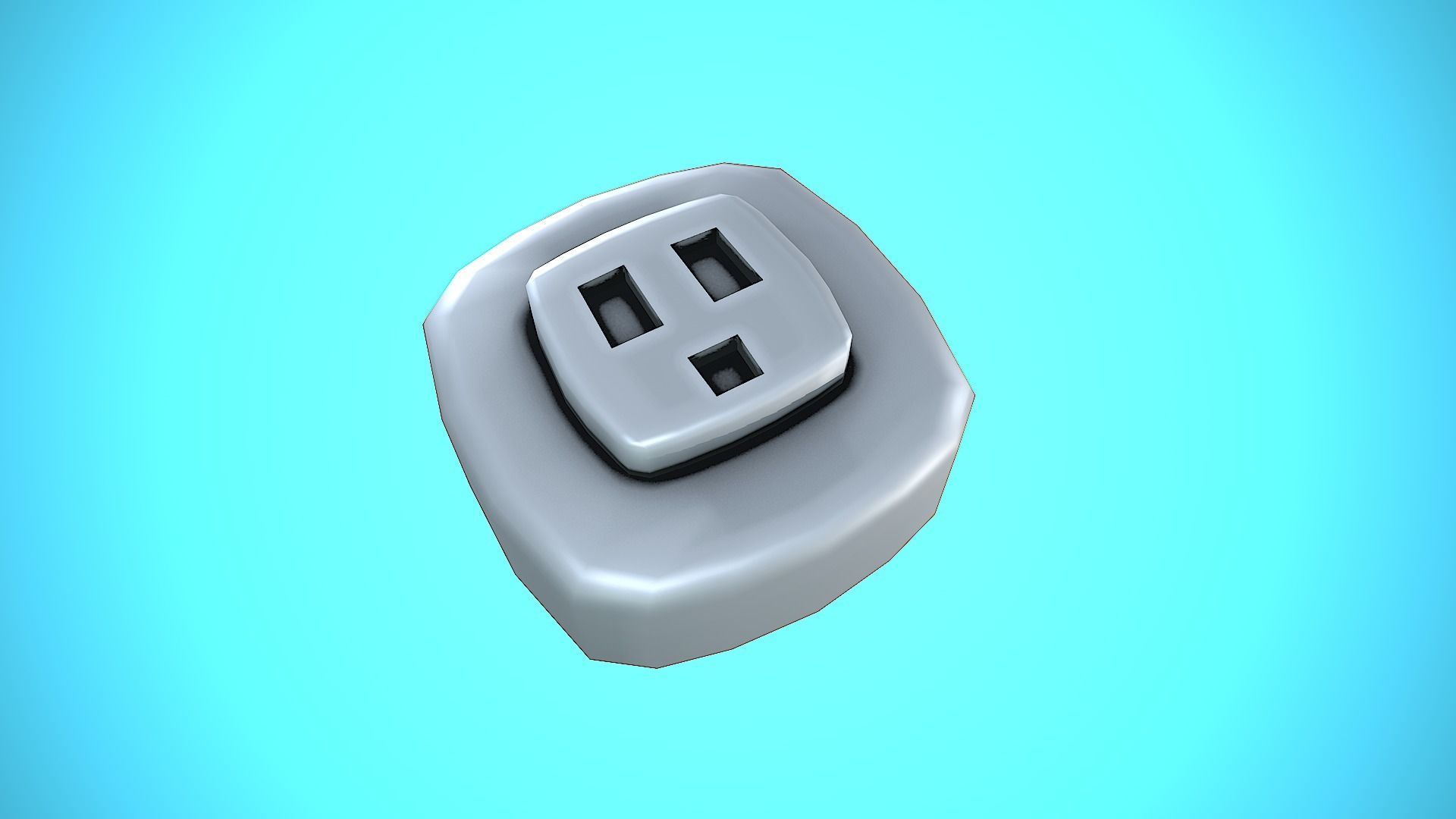 LIGHT SWITCHER 04 CARTOON STYLIZED Low-poly 3D model_5