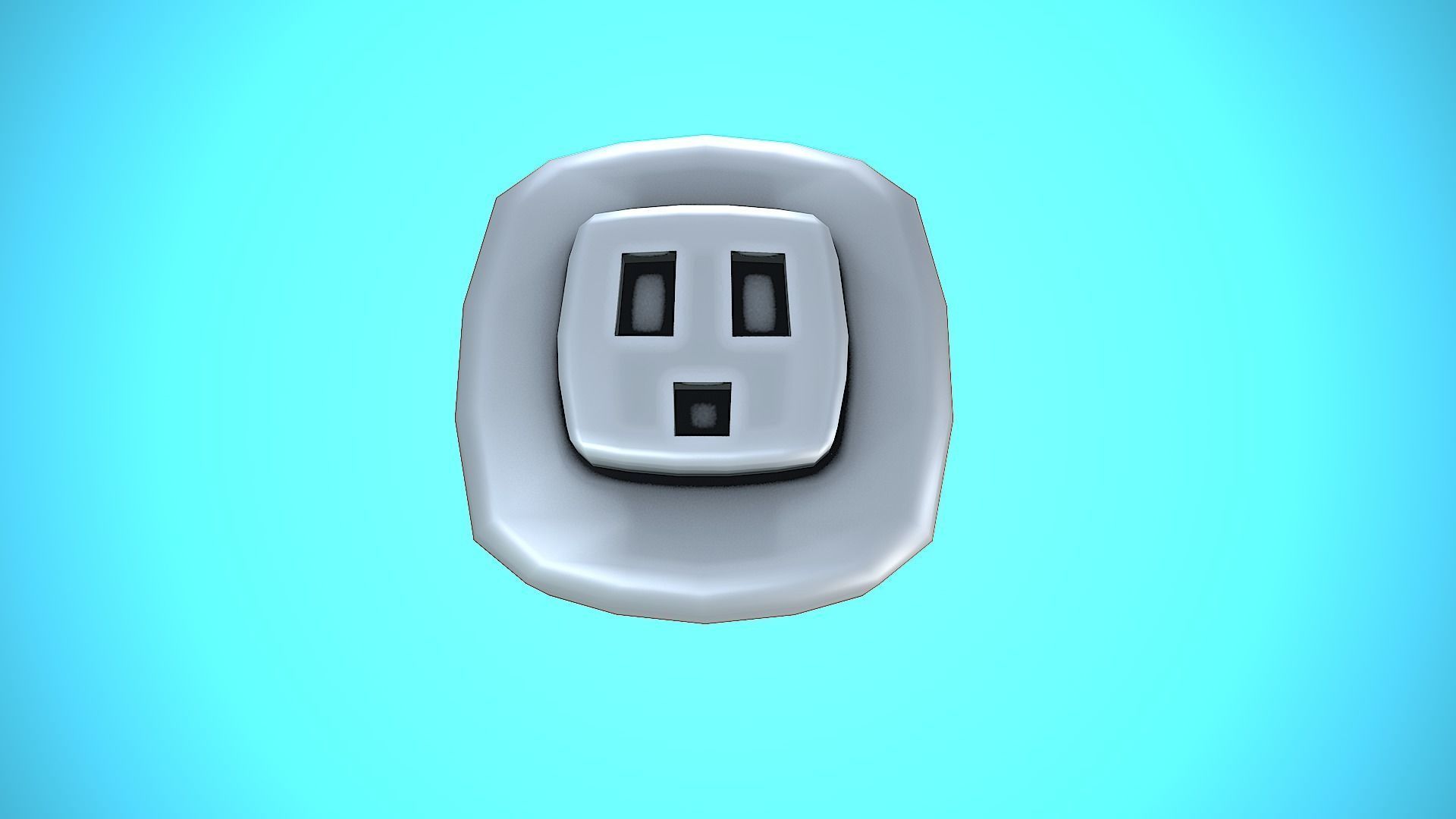 LIGHT SWITCHER 04 CARTOON STYLIZED Low-poly 3D model_7