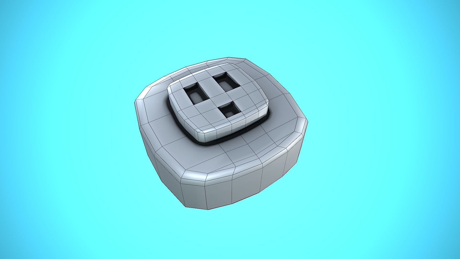 LIGHT SWITCHER 04 CARTOON STYLIZED Low-poly 3D model_6