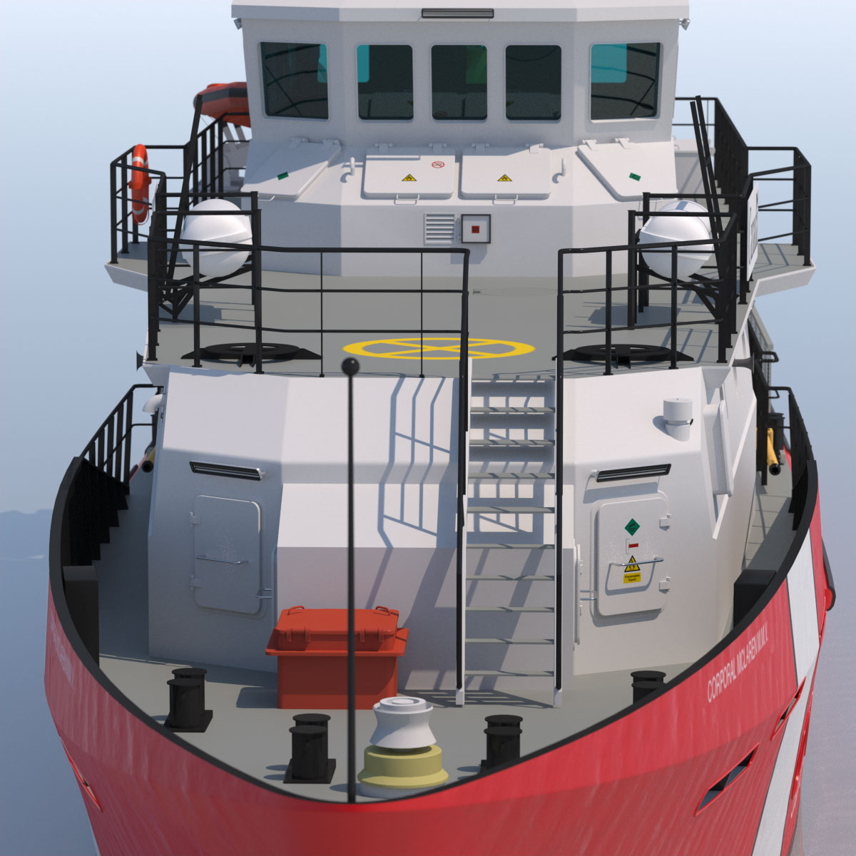 Hero Class Canadian Coast Guard vessel 3D model_15