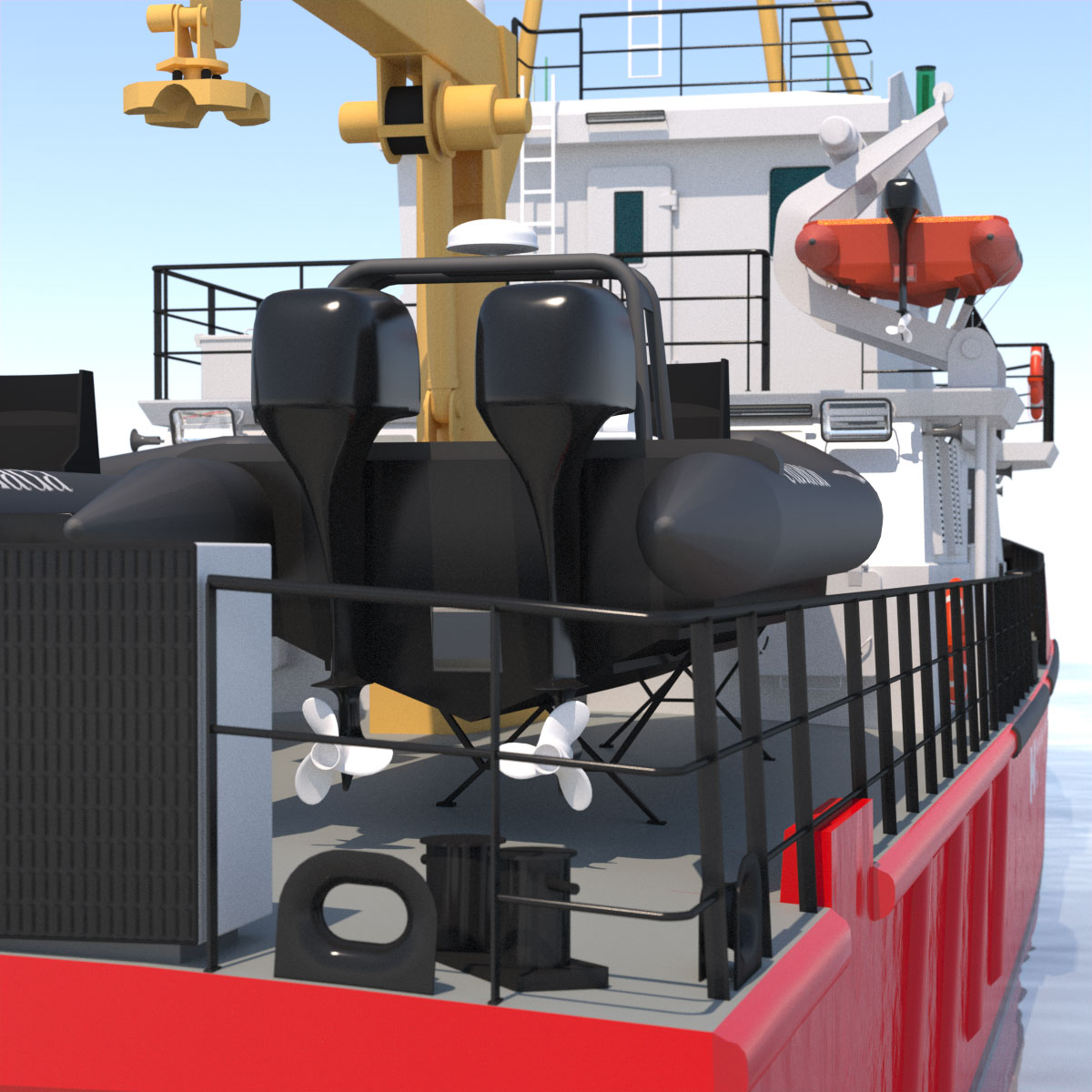 Hero Class Canadian Coast Guard vessel 3D model_12