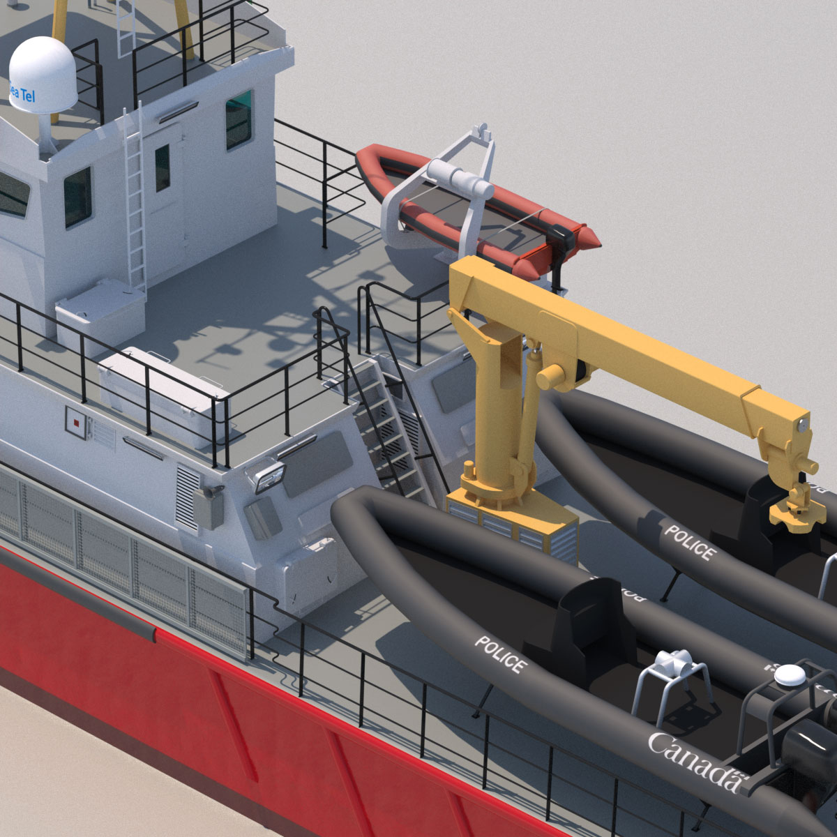 Hero Class Canadian Coast Guard vessel 3D model_18